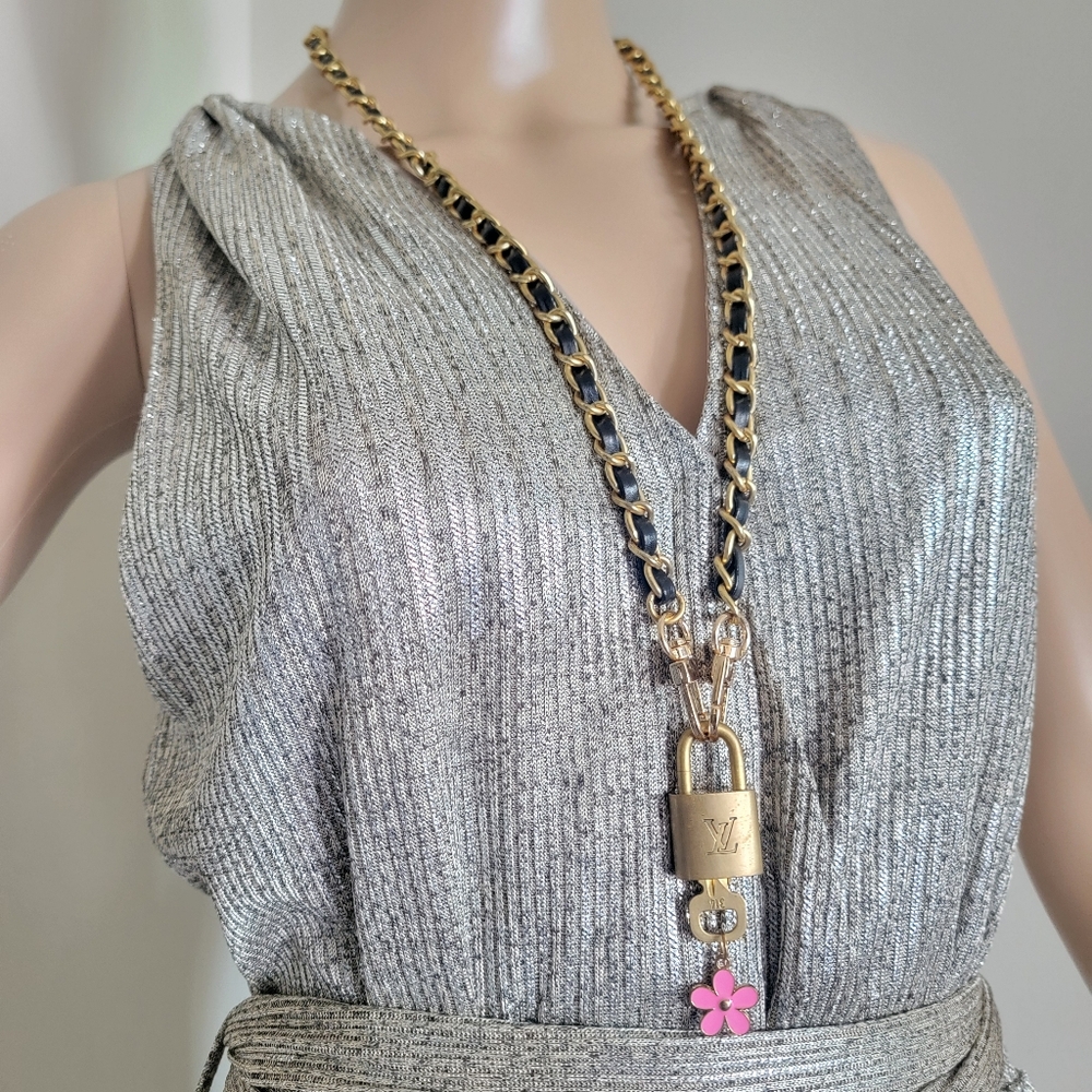 Authentic Louis Vuitton Padlock Lock & key
